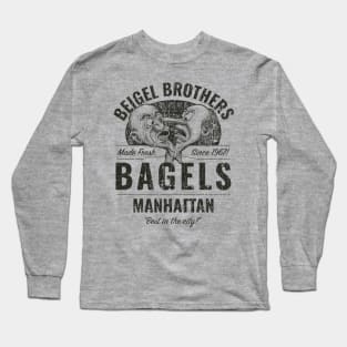 Beigel Brothers Bagels Long Sleeve T-Shirt